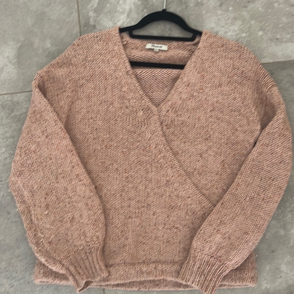 Madewell Crossbody Pink Sweater S